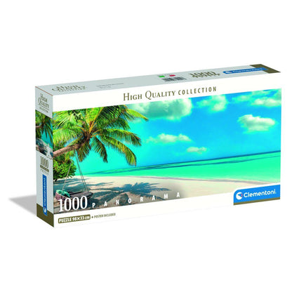 High Quality Swinging by the Ocean Panorama puzzle 1000pcs Nerdscape