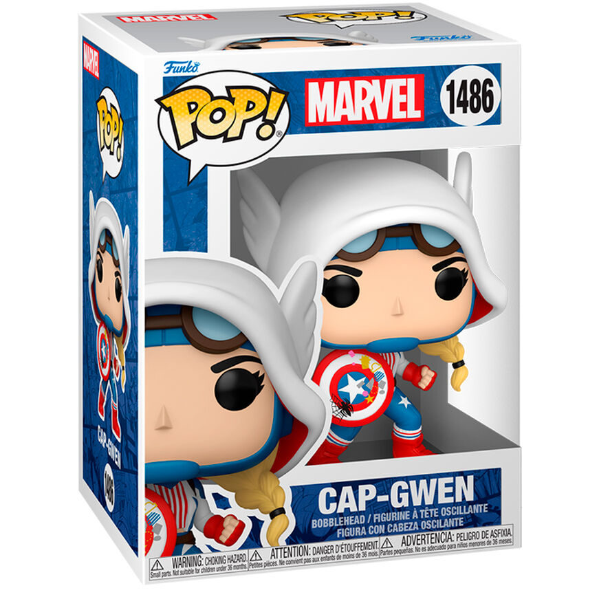 POP figure Marvel Cap-Gwen Nerdscape