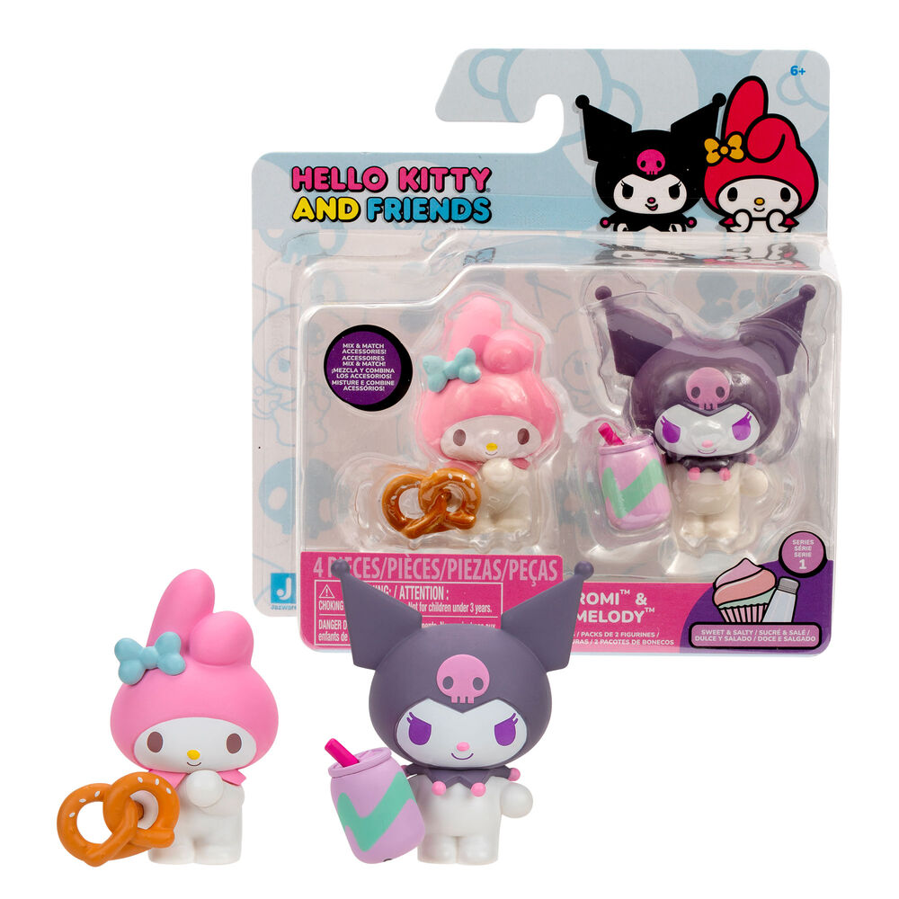 Hello Kitty assorted pack 2 figures 5cm Nerdscape