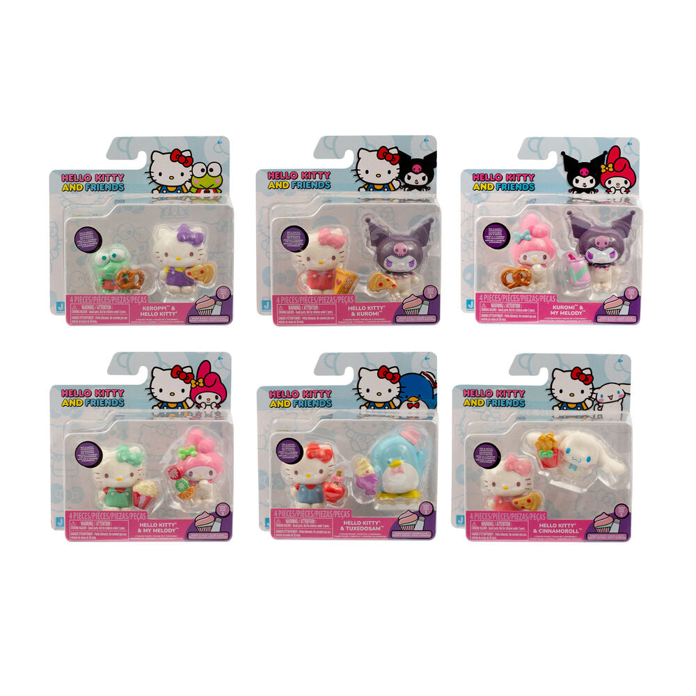 Hello Kitty assorted pack 2 figures 5cm Nerdscape
