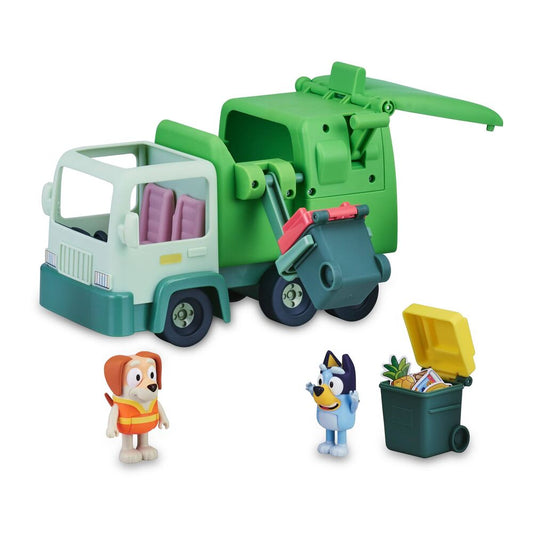 Camion poubelle Bluey + figurines