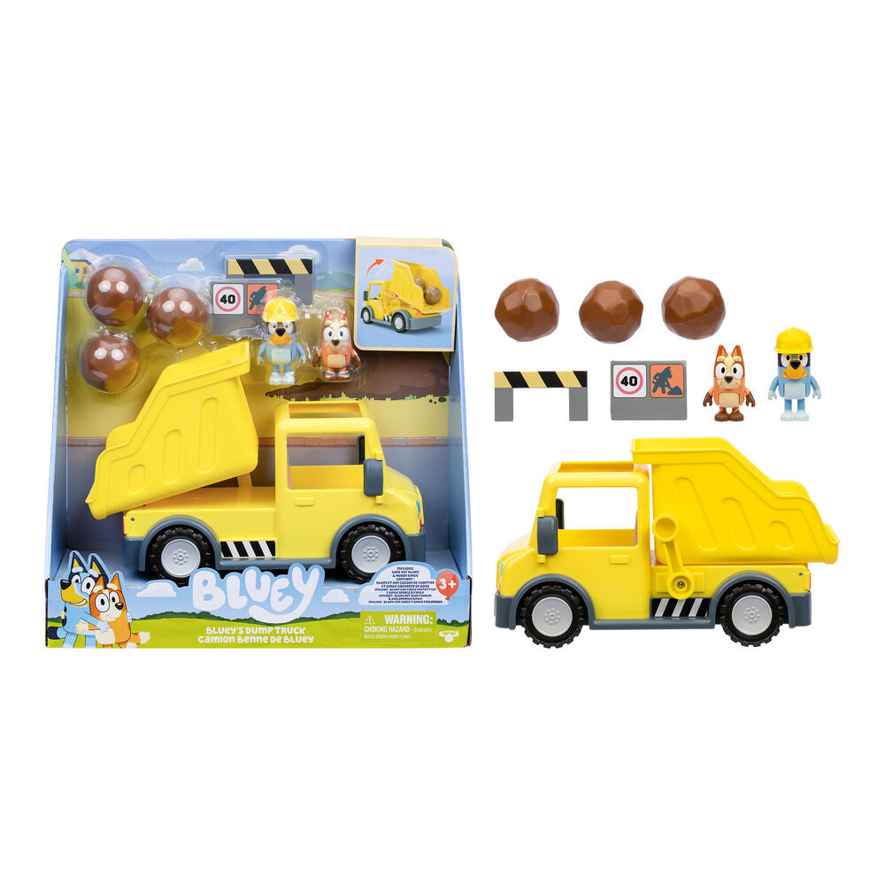 Bluey Bluey e Bingo Dump Truck - Figura da Collezione - Nerdscape Nerdscape