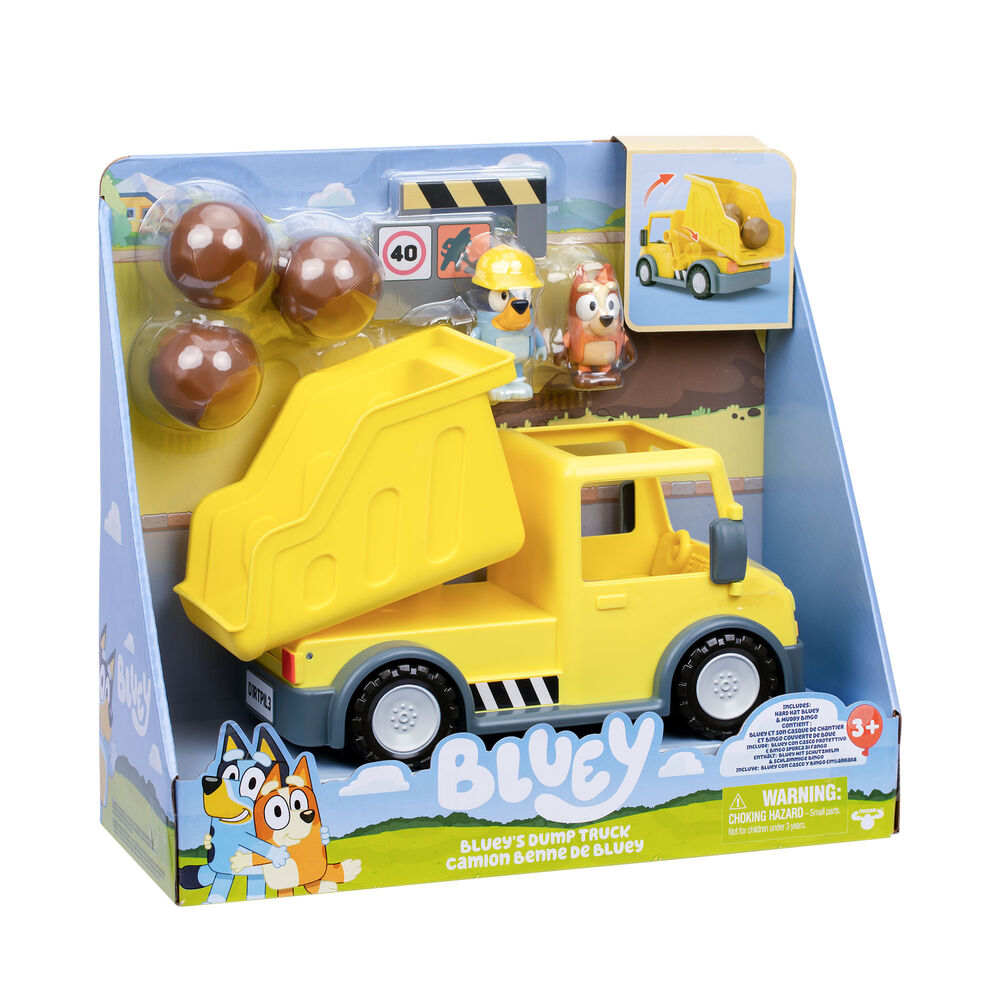 Bluey Bluey e Bingo Dump Truck - Figura da Collezione - Nerdscape Nerdscape