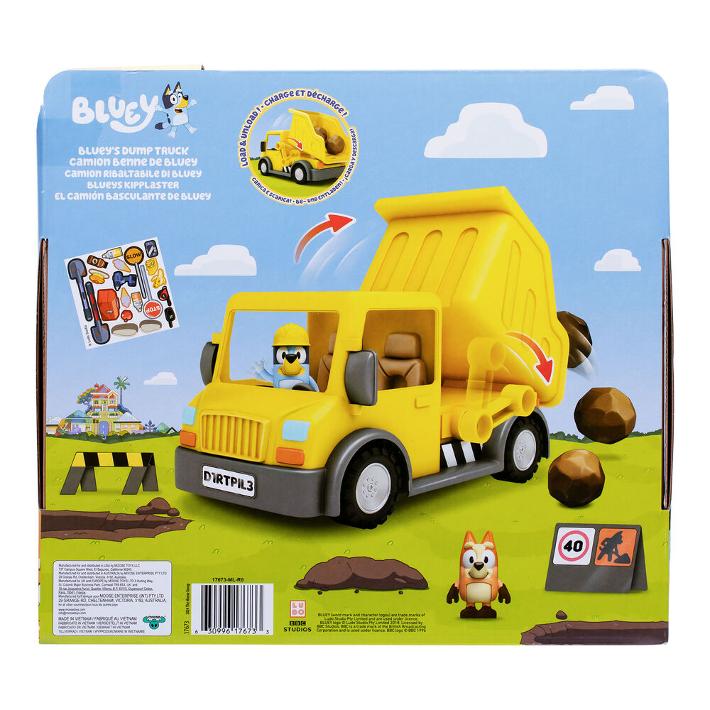 Bluey Bluey e Bingo Dump Truck - Figura da Collezione - Nerdscape Nerdscape