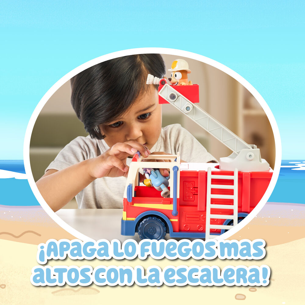 Bluey Fire Truck con Figure - Figura da Collezione - Nerdscape Nerdscape