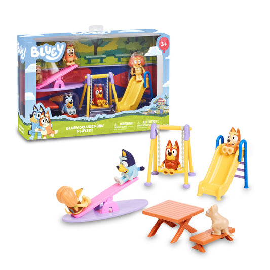 Coffret de jeu Bluey Games + figurines