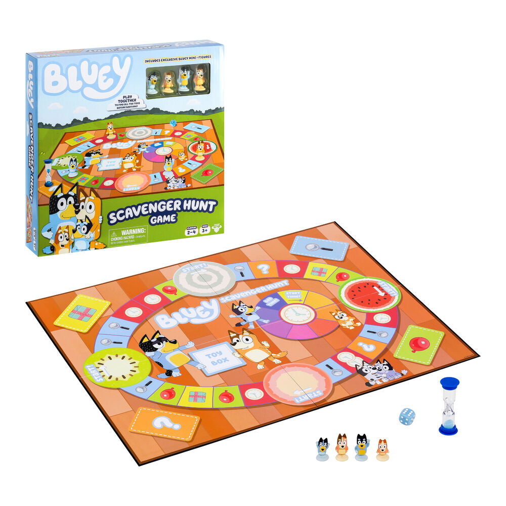 Spanish Bluey Scavenger Hunt board game Nerdscape