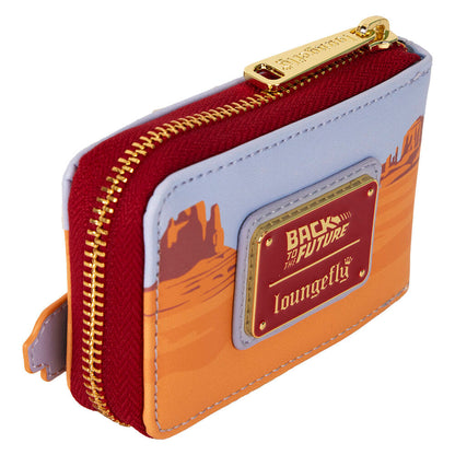 Loungefly Back to the Future 40th Anniversary Delorean Accordion card holder Nerdscape