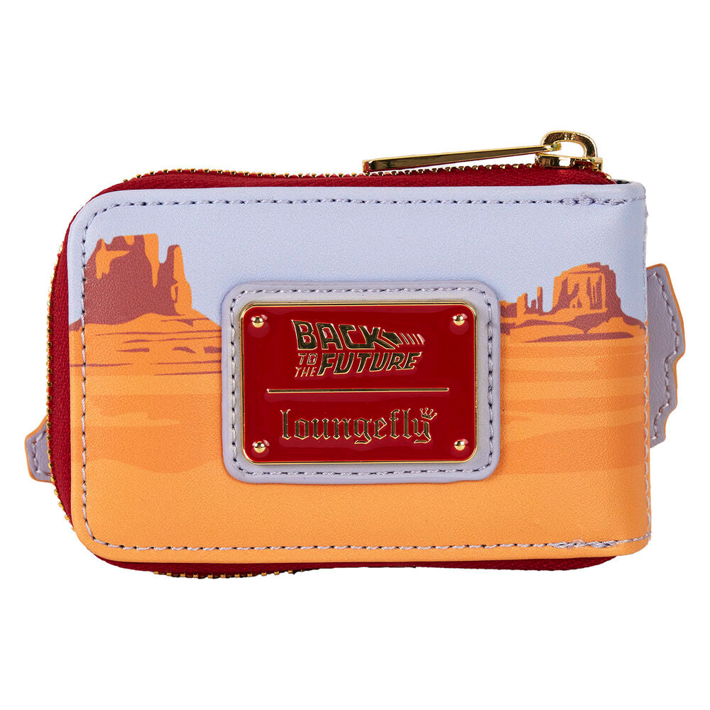 Loungefly Back to the Future 40th Anniversary Delorean Accordion card holder Nerdscape