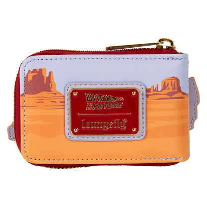 Loungefly Back to the Future 40th Anniversary Delorean Accordion card holder Nerdscape