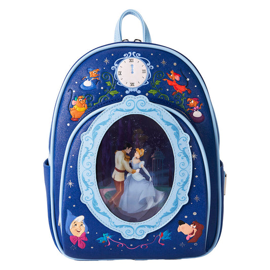 Sac à dos lenticulaire Loungefly Disney Cendrillon 75e anniversaire 26 cm