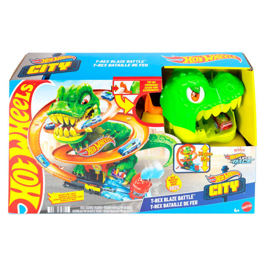 Hot Wheels City T-Rex Blaze Battle Nerdscape