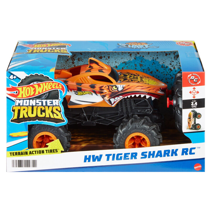Hot Wheels Monster Trucks Tiger Shark radio control car Nerdscape