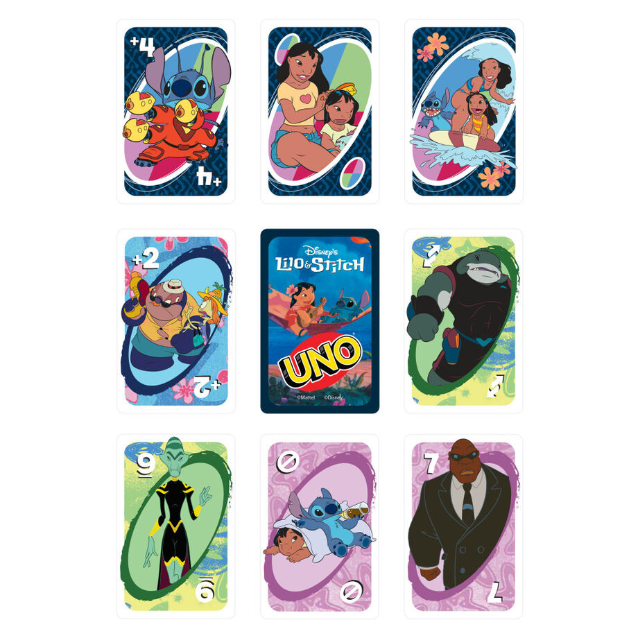 UNO Lilo & Stitch Disney card game Nerdscape