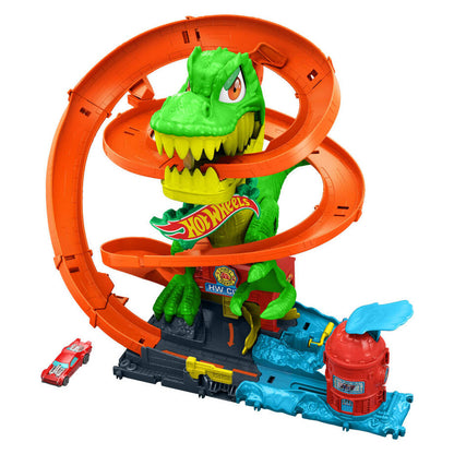 Hot Wheels City T-Rex Blaze Battle Nerdscape