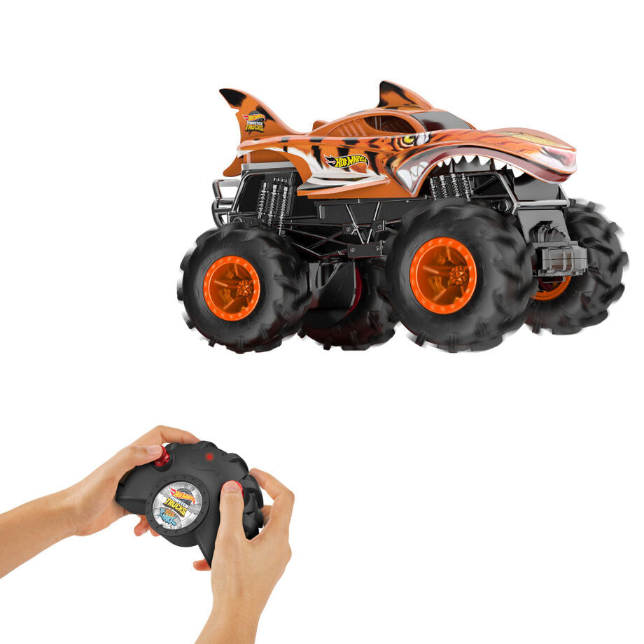 Hot Wheels Monster Trucks Tiger Shark radio control car Nerdscape