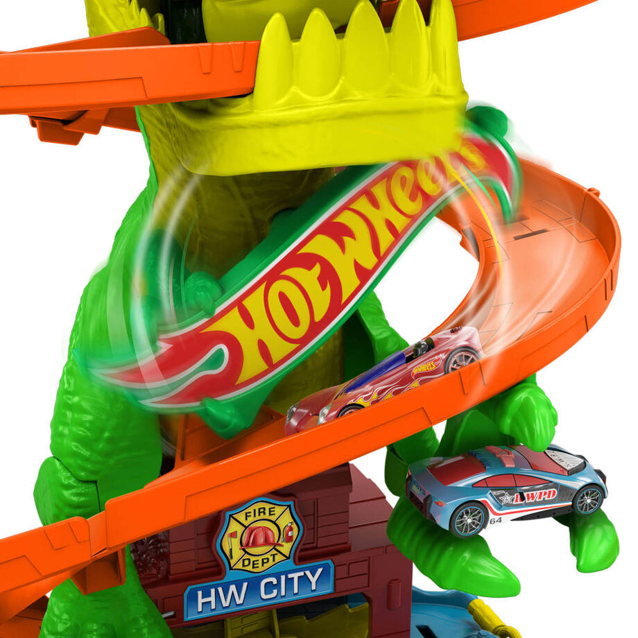 Hot Wheels City T-Rex Blaze Battle Nerdscape