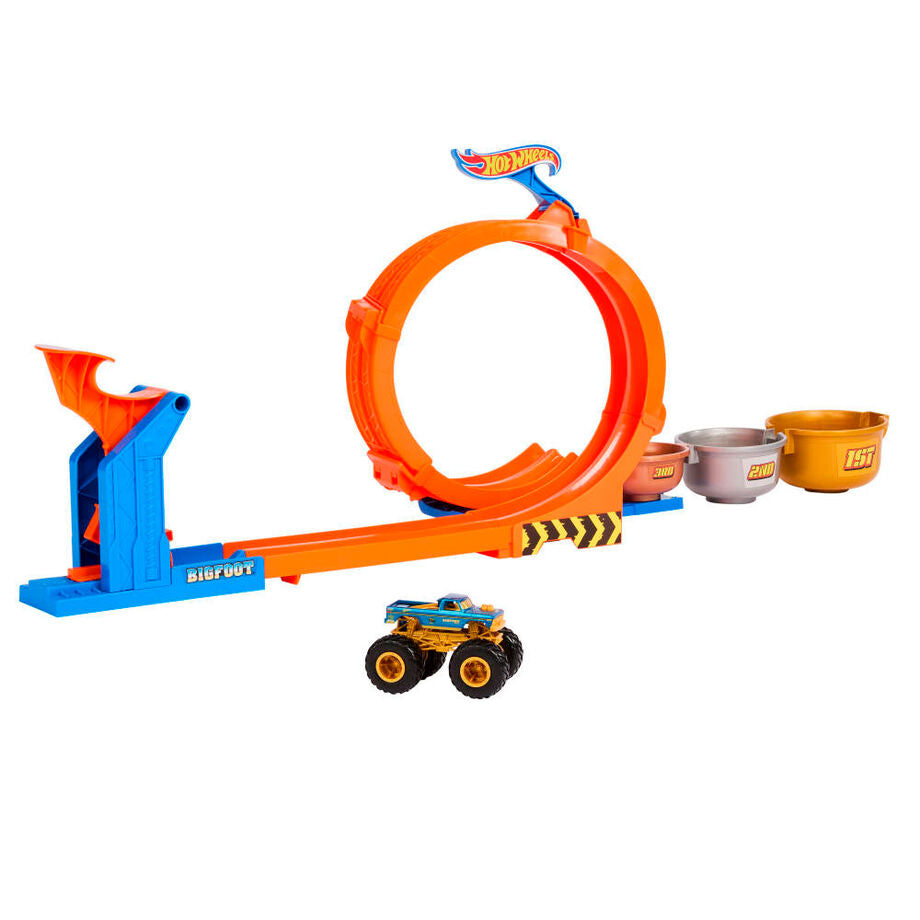 Hot Wheels Monster Trucks Loop and Flip Trophy Challenge Nerdscape