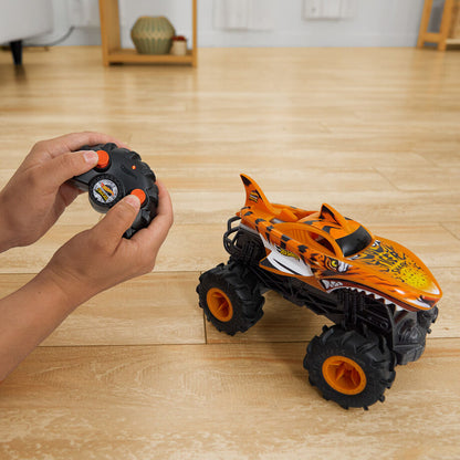 Hot Wheels Monster Trucks Tiger Shark radio control car Nerdscape