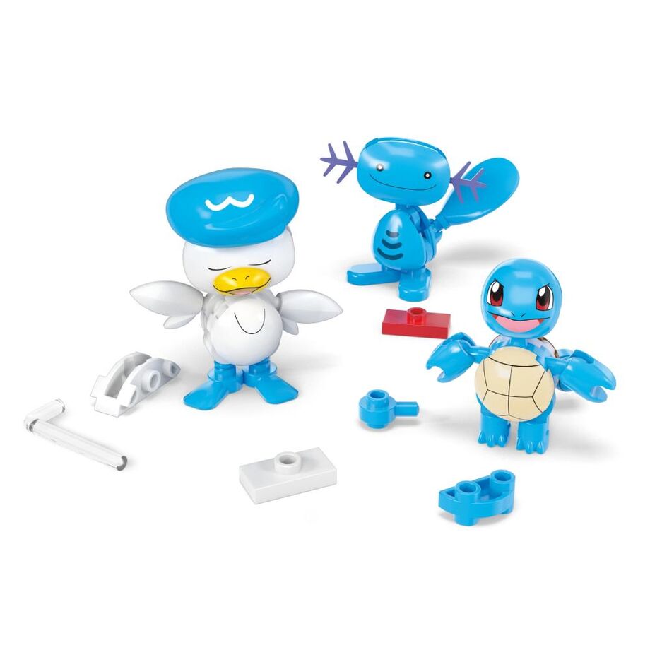 Pokemon Water-type Trainer Team MEGA Construx Nerdscape