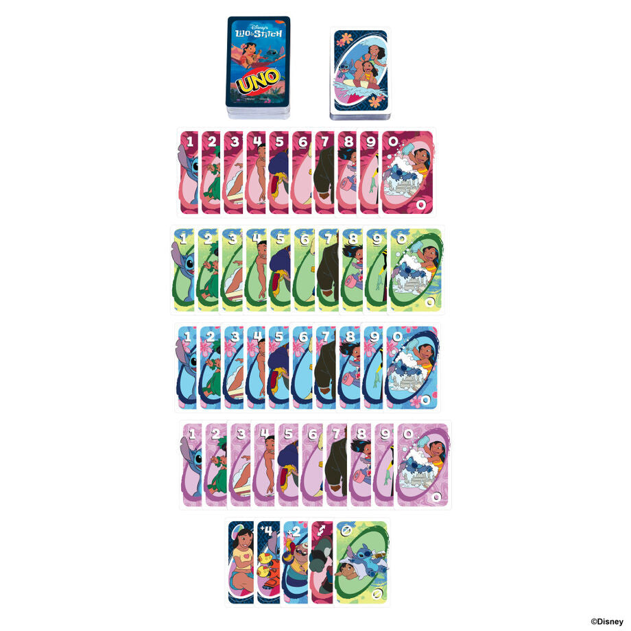 UNO Lilo & Stitch Disney card game Nerdscape