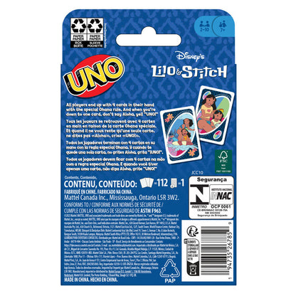 UNO Lilo & Stitch Disney card game Nerdscape