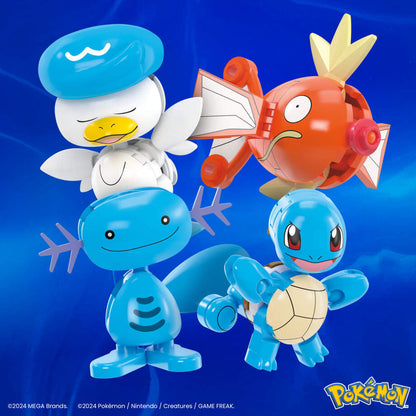 Pokemon Water-type Trainer Team MEGA Construx Nerdscape