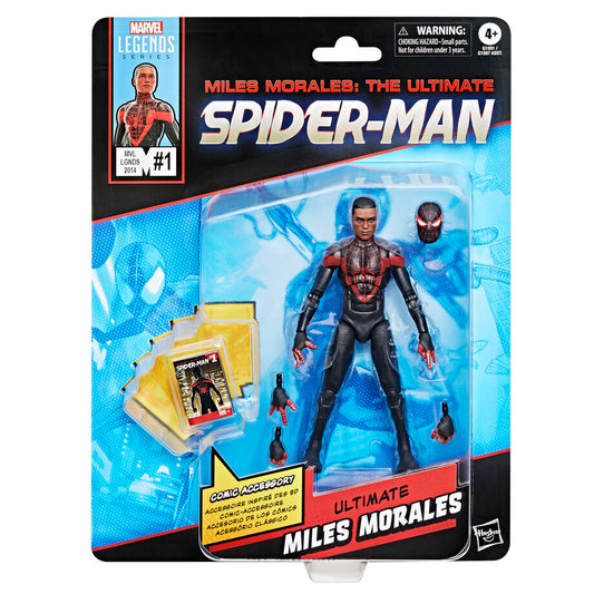 Marvel Legends Spider-Man Miles Morales Ultimate Figura da Collezione 15cm - Nerdscape