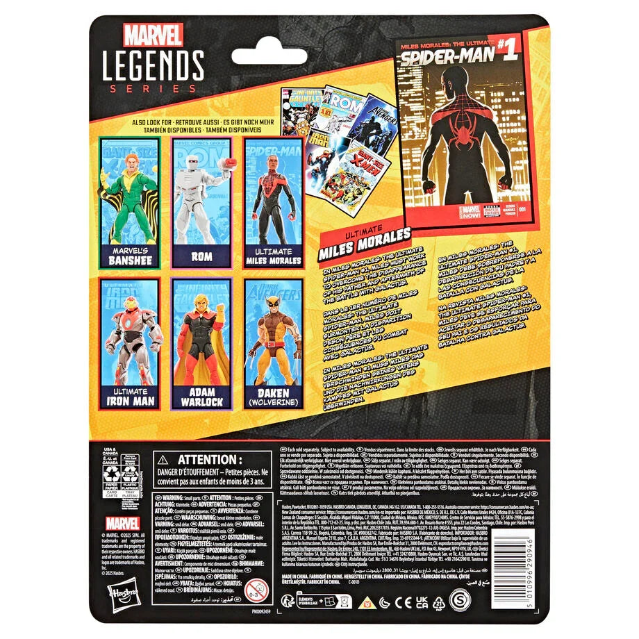 Marvel Legends Spider-Man Miles Morales Ultimate Figura da Collezione 15cm - Nerdscape Nerdscape