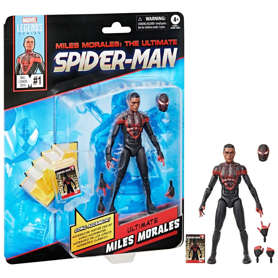 Marvel Legends Spider-Man Miles Morales Ultimate Figura da Collezione 15cm - Nerdscape Nerdscape