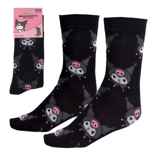 Hello Kitty Kuromi adult socks
