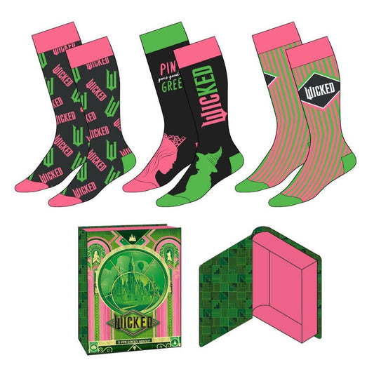 Chaussettes Wicked Pack 3 pour adultes