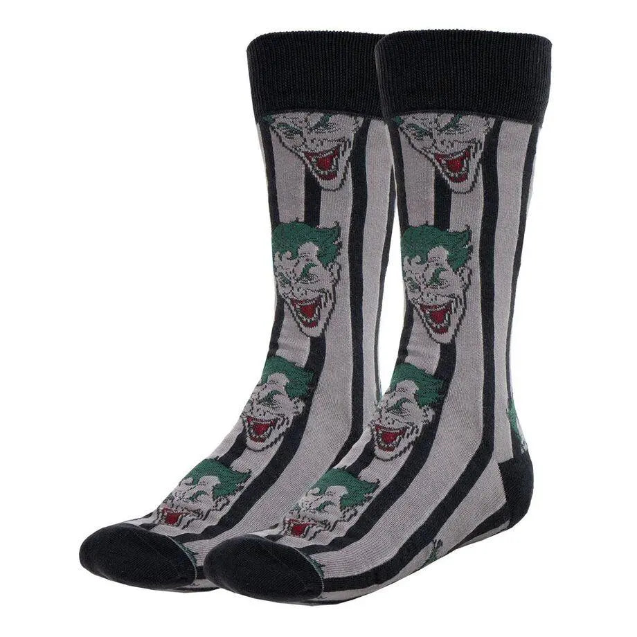 DC Comics Joker pack 3 adult socks Nerdscape