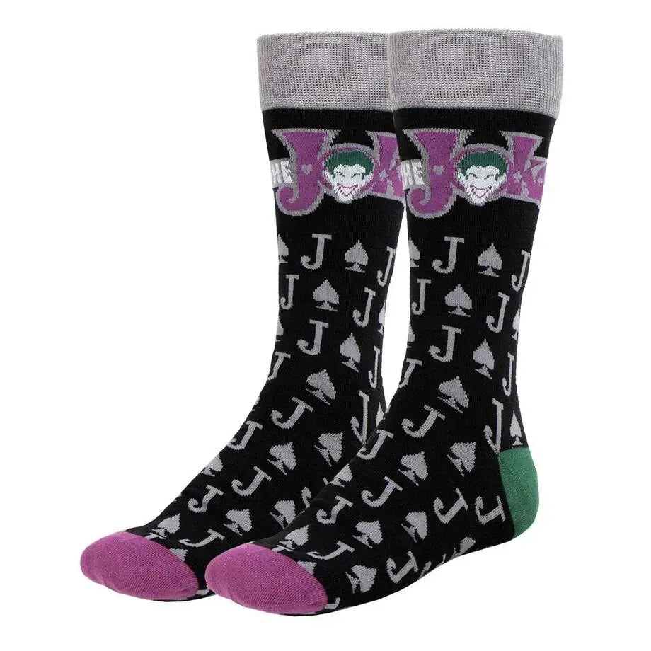 DC Comics Joker pack 3 adult socks Nerdscape