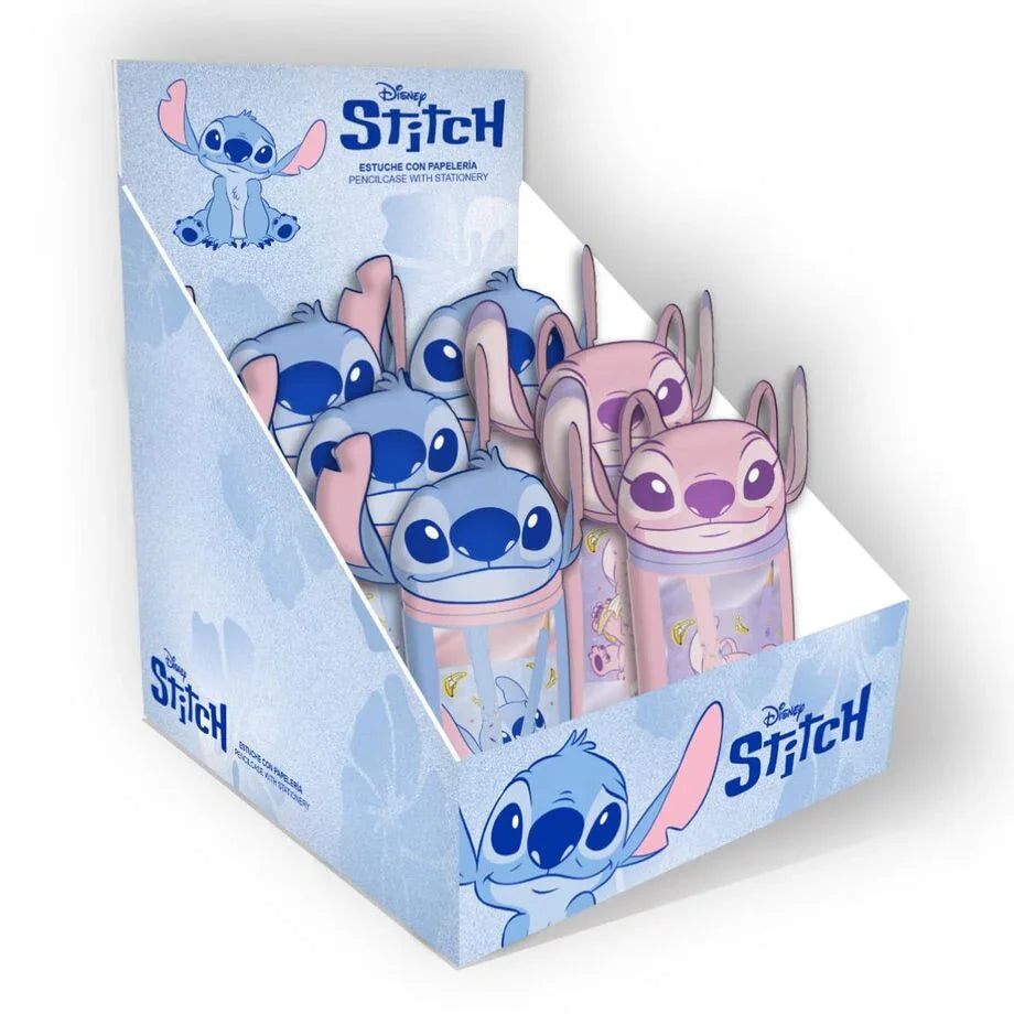 Disney Stitch assorted plush pencil case Nerdscape