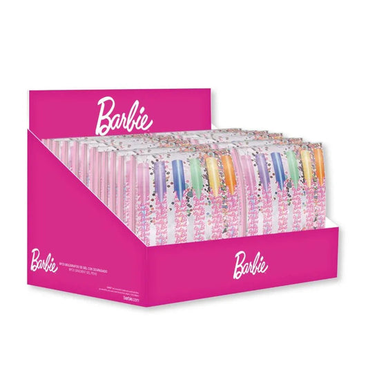 Barbie pack 6 gel pens Nerdscape