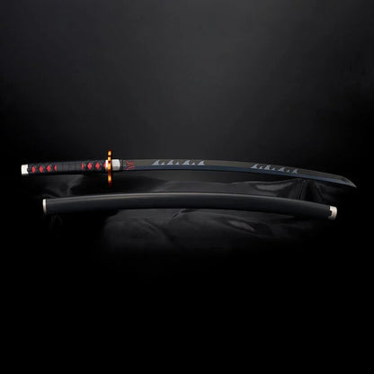 Demon Slayer Kimetsu no Yaiba Nichirin Sword Tanjiro Kamado Kyojuro Rengokus Sword Guard replica 88cm Nerdscape