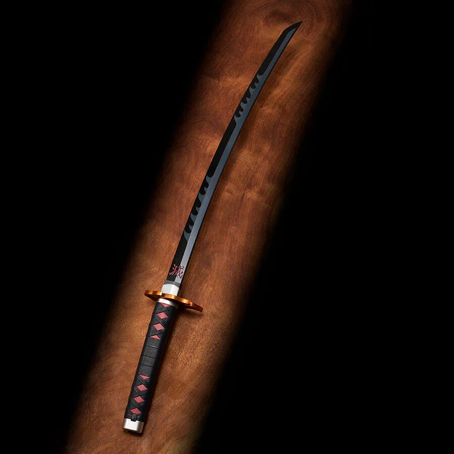 Demon Slayer Kimetsu no Yaiba Nichirin Sword Tanjiro Kamado Kyojuro Rengokus Sword Guard replica 88cm Nerdscape