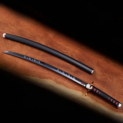 Demon Slayer Kimetsu no Yaiba Nichirin Sword Tanjiro Kamado Kyojuro Rengokus Sword Guard replica 88cm Nerdscape