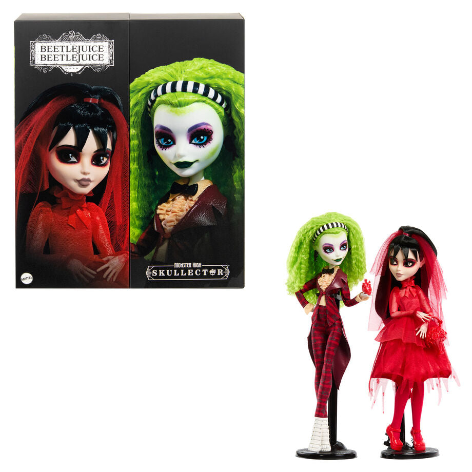 Monster High Beetlejuice set 2 dolls Skullector Nerdscape