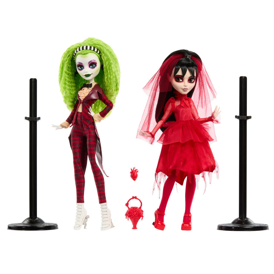 Monster High Beetlejuice set 2 dolls Skullector Nerdscape