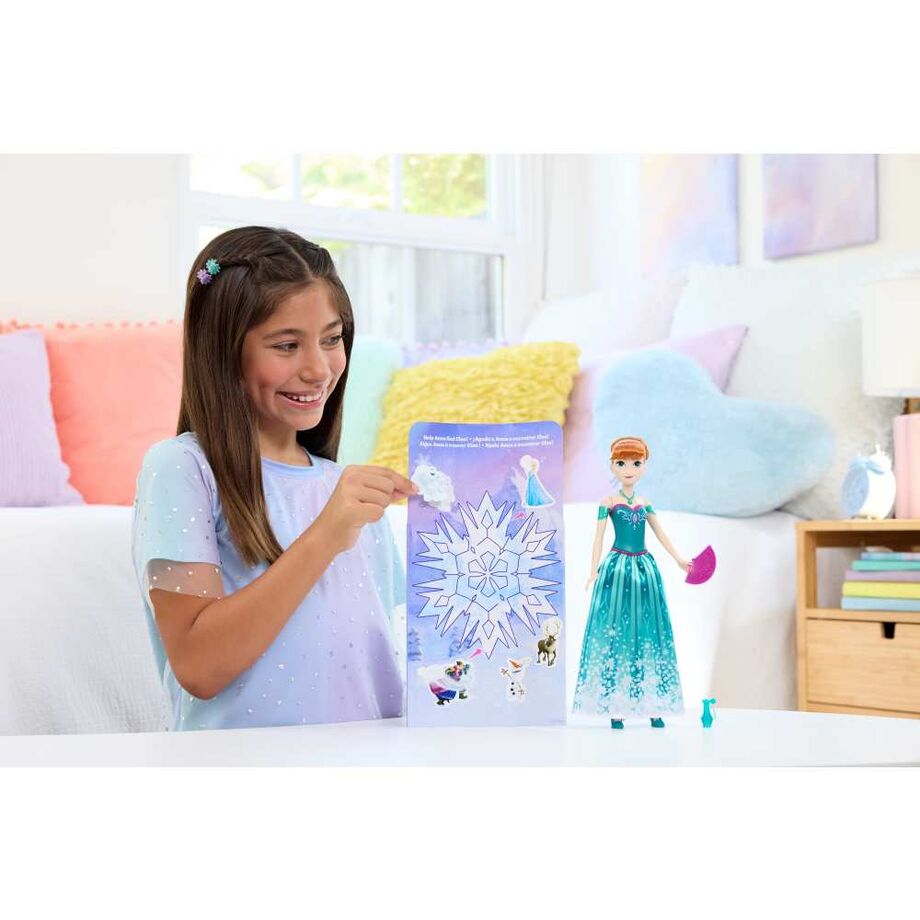 Disney Frozen Spin And Reveal Anna doll Nerdscape