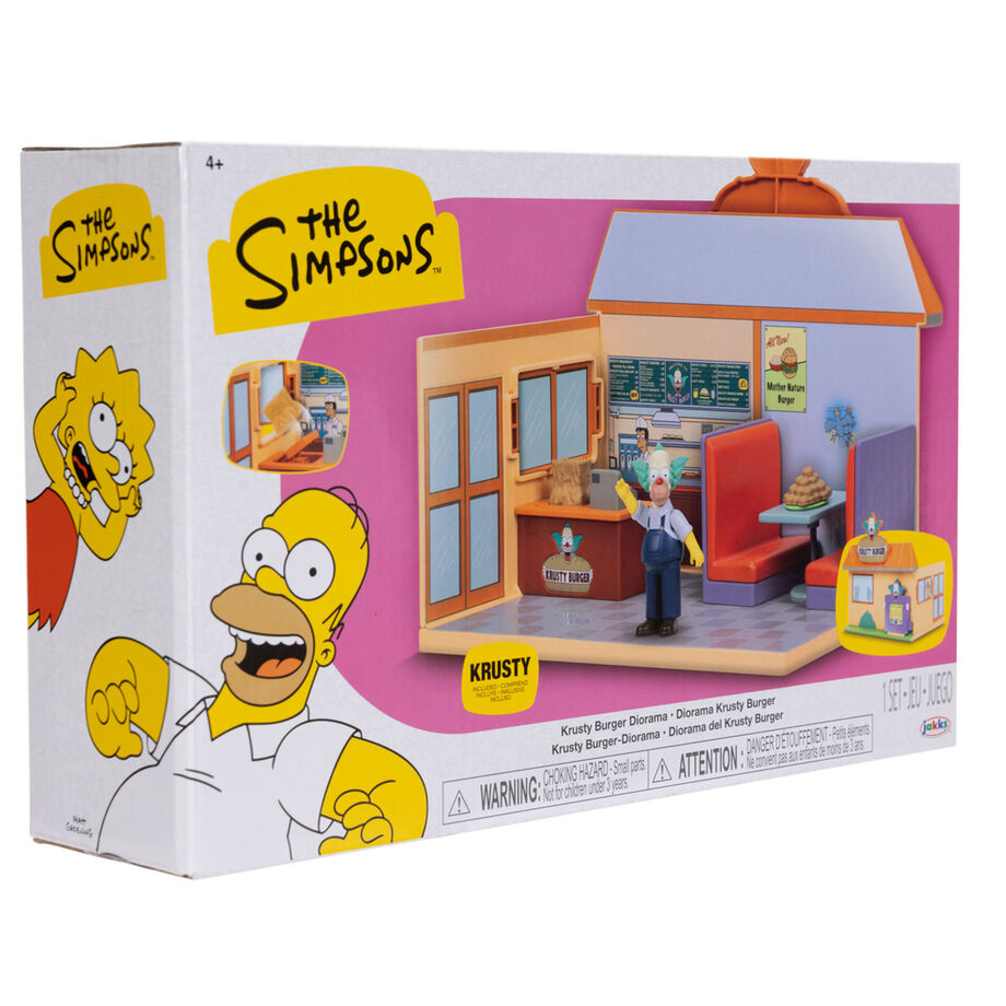 The Simpsons Burger Krusty playset Nerdscape