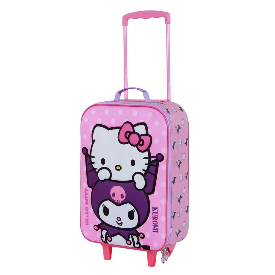 Hello Kitty Playful 3D Trolley suitcase 52cm Nerdscape
