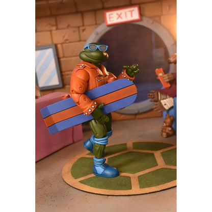 Ninja Turtles Leonardo e Raphael Punk - Figura da Collezione 18cm - Nerdscape Nerdscape
