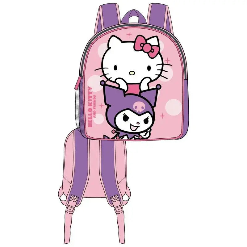 Hello Kitty & Kuromi 3D backpack 30cm Nerdscape