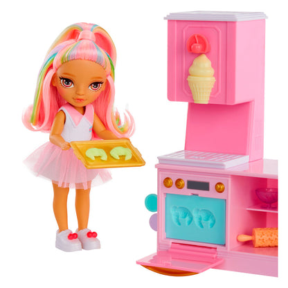 Rainbow High Little Dessert Shop with Kandy playset + doll Nerdscape