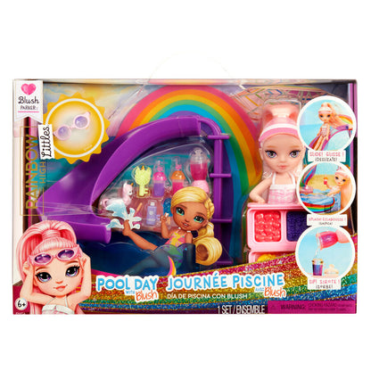 Rainbow High Little Pool Day with Blush playset + doll Nerdscape