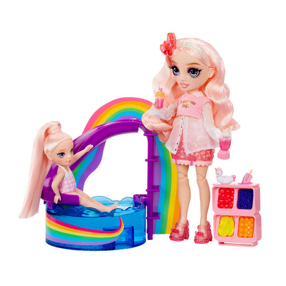 Rainbow High Little Pool Day with Blush playset + doll Nerdscape