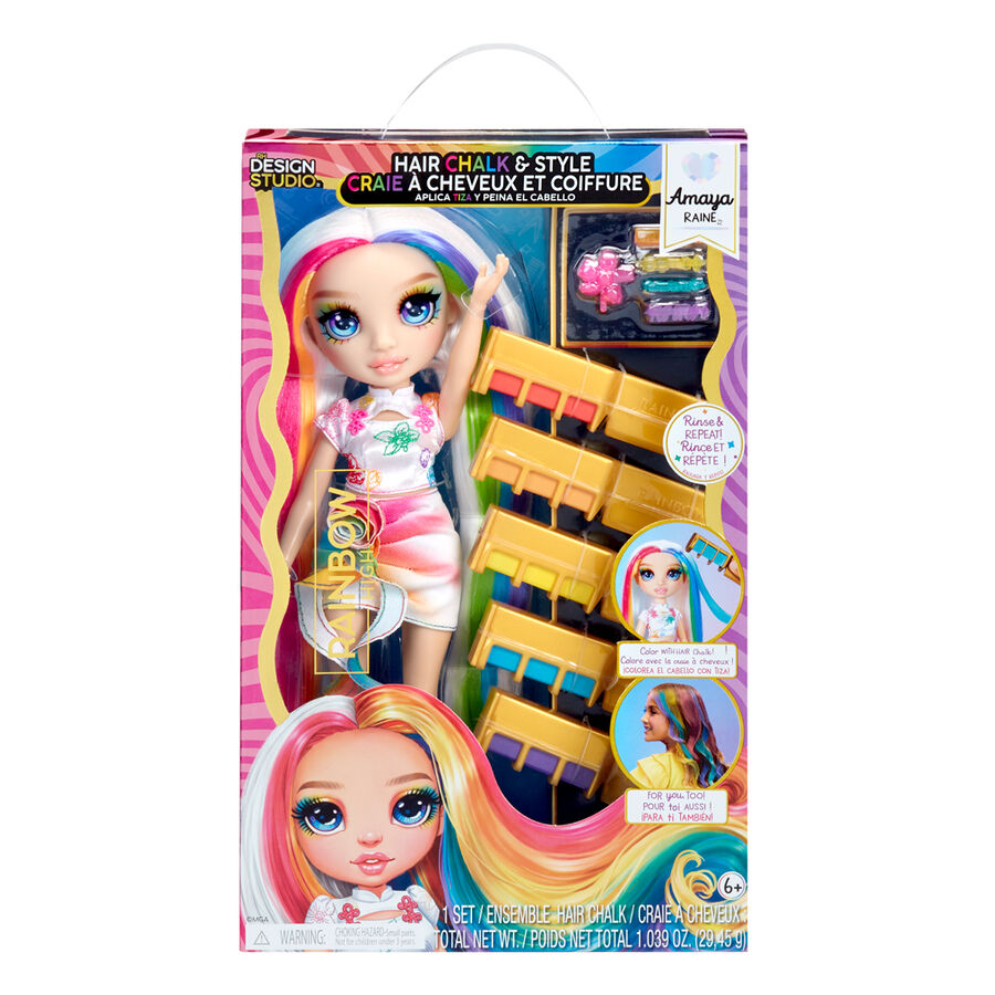 Rainbow High Hair Chalk & Style Amaya doll Nerdscape